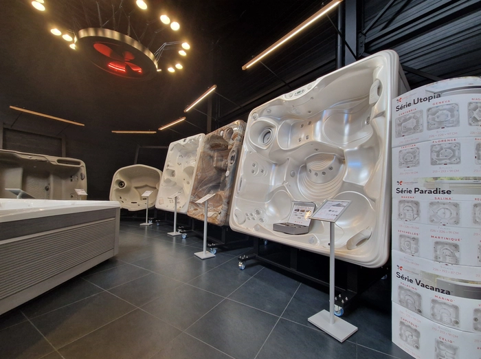 LE showroom de Caldera Spas 44 basé à Vertou près de Nantes